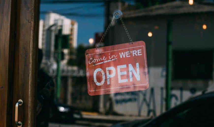 winter park business open sign